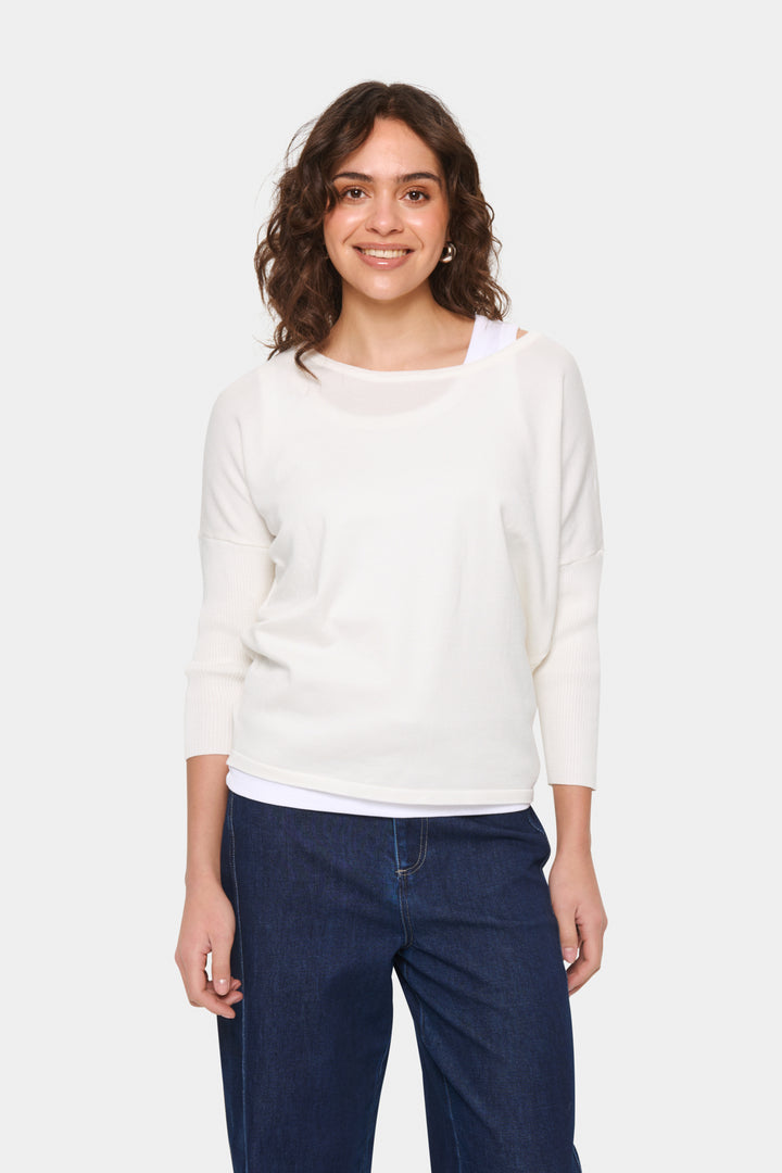 Saint Tropez 30511788 Mila ss pullover Ice