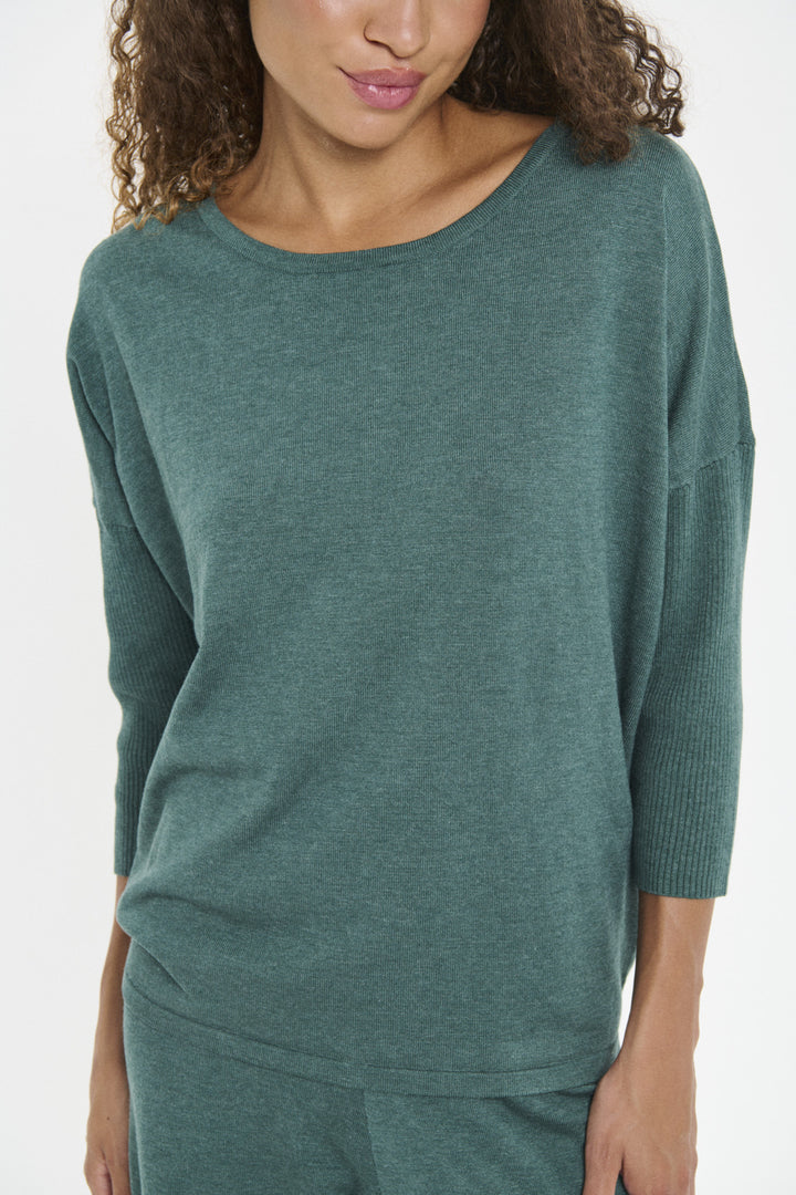 Saint Tropez 30500003 SAINT TROPEZ MILA ROUND NECK PULLOVER June Bug