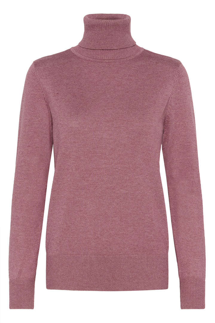 Saint Tropez 30500018 st tropez mila roll neck pullover Red violet