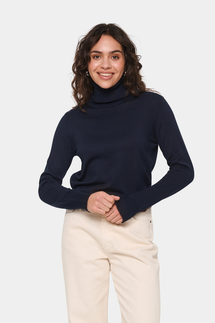 Saint Tropez 30500018 st tropez mila roll neck pullover night sky