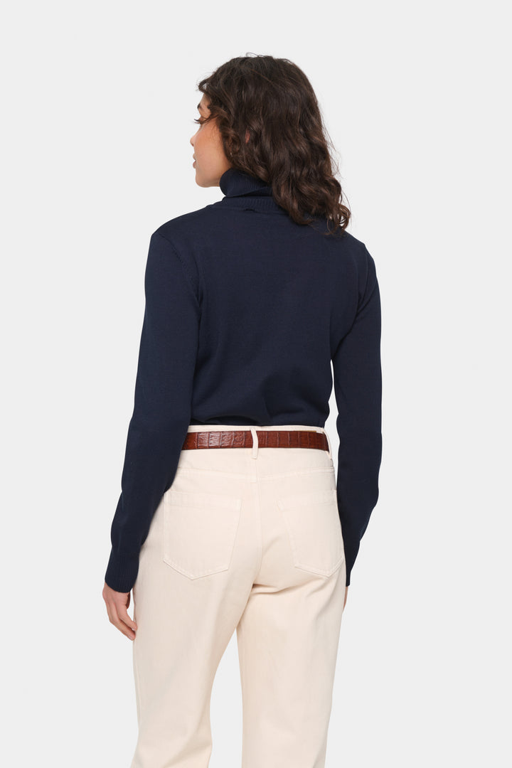 Saint Tropez 30500018 st tropez mila roll neck pullover night sky