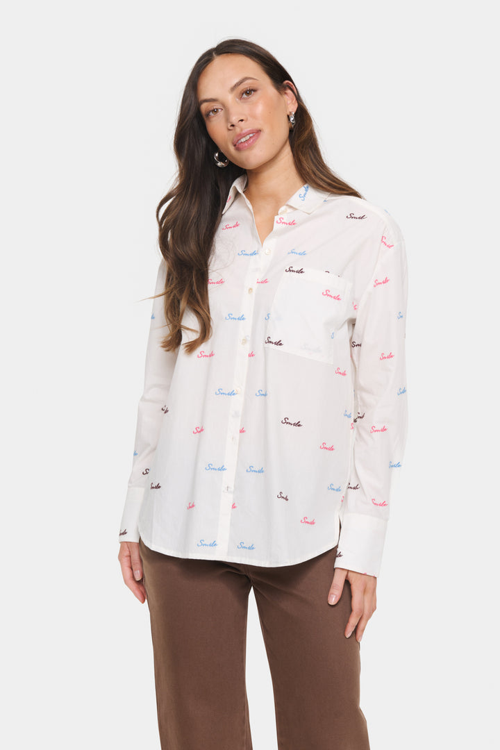 Saint Tropez 30514225 Lien shirt Ice