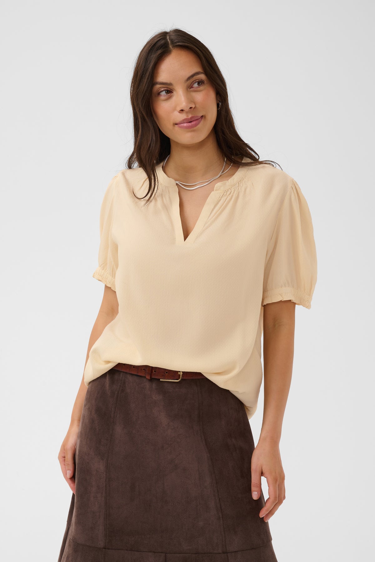 Saint Tropez 30514534 britta blouse CREME