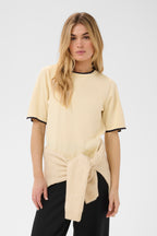 Saint Tropez 30514647 mila contrast stripe pullover night sky