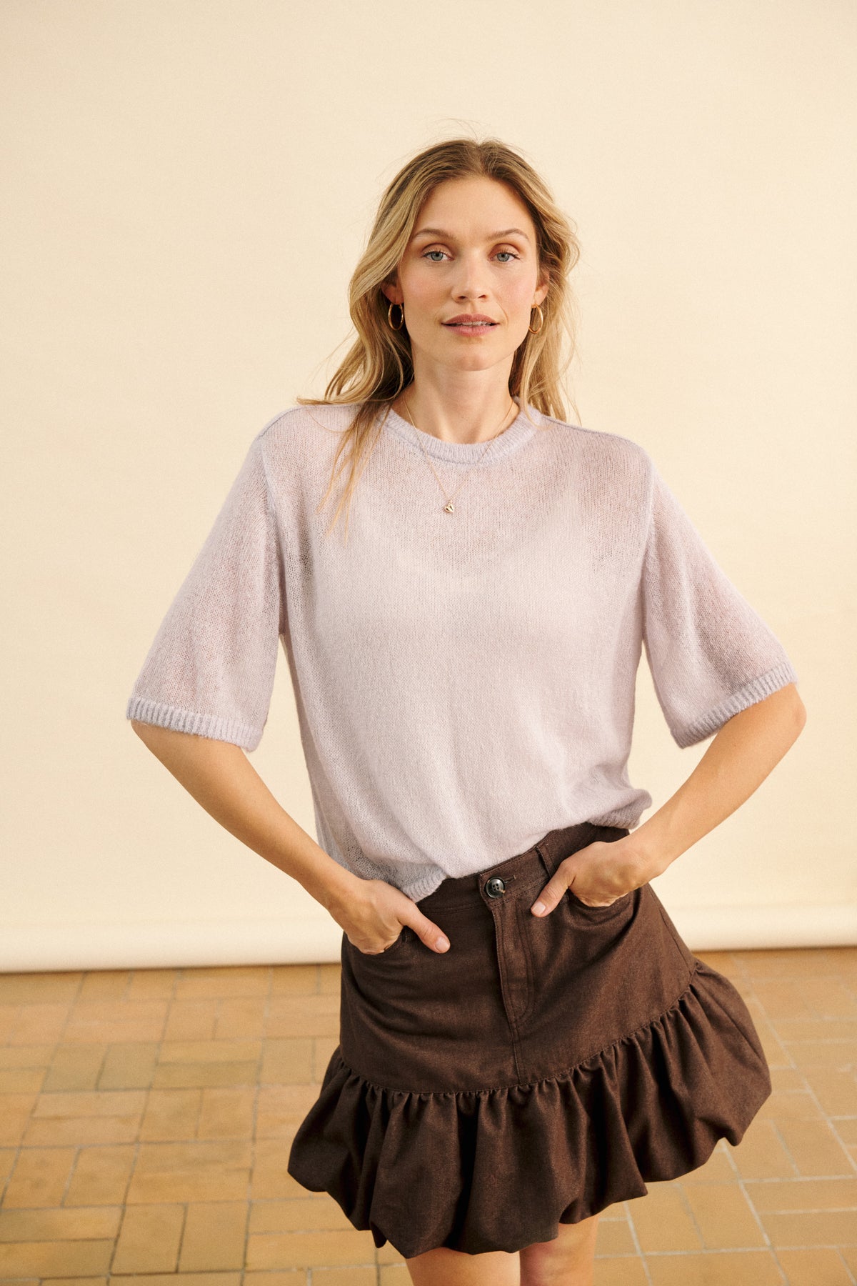 Saint Tropez 30515312 sabbara pullover misty lilac