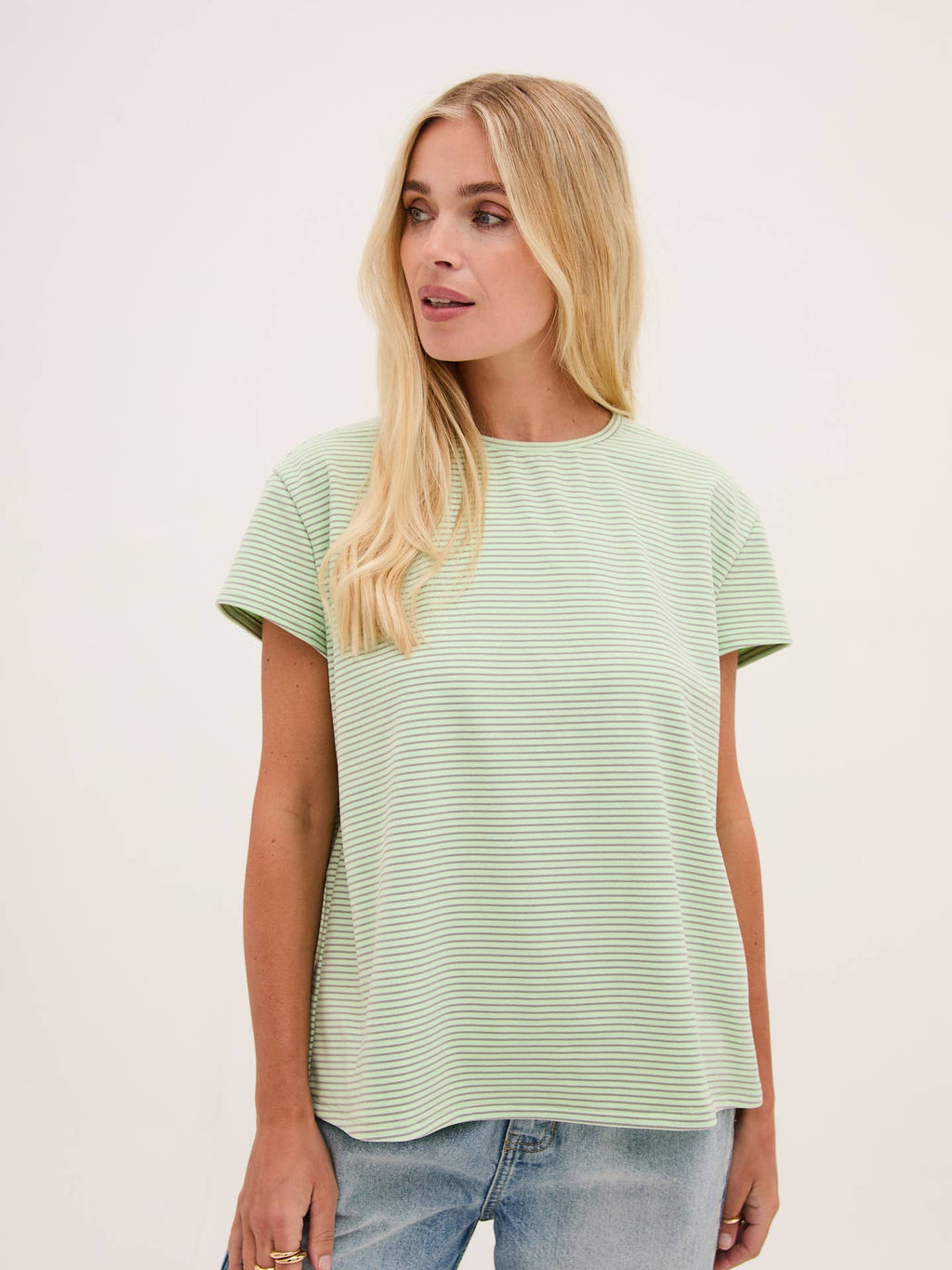 Fika Mimi Supersoft Cap Sleeve Top - Green