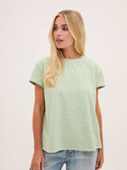 Fika Mimi Supersoft Cap Sleeve Top - Green