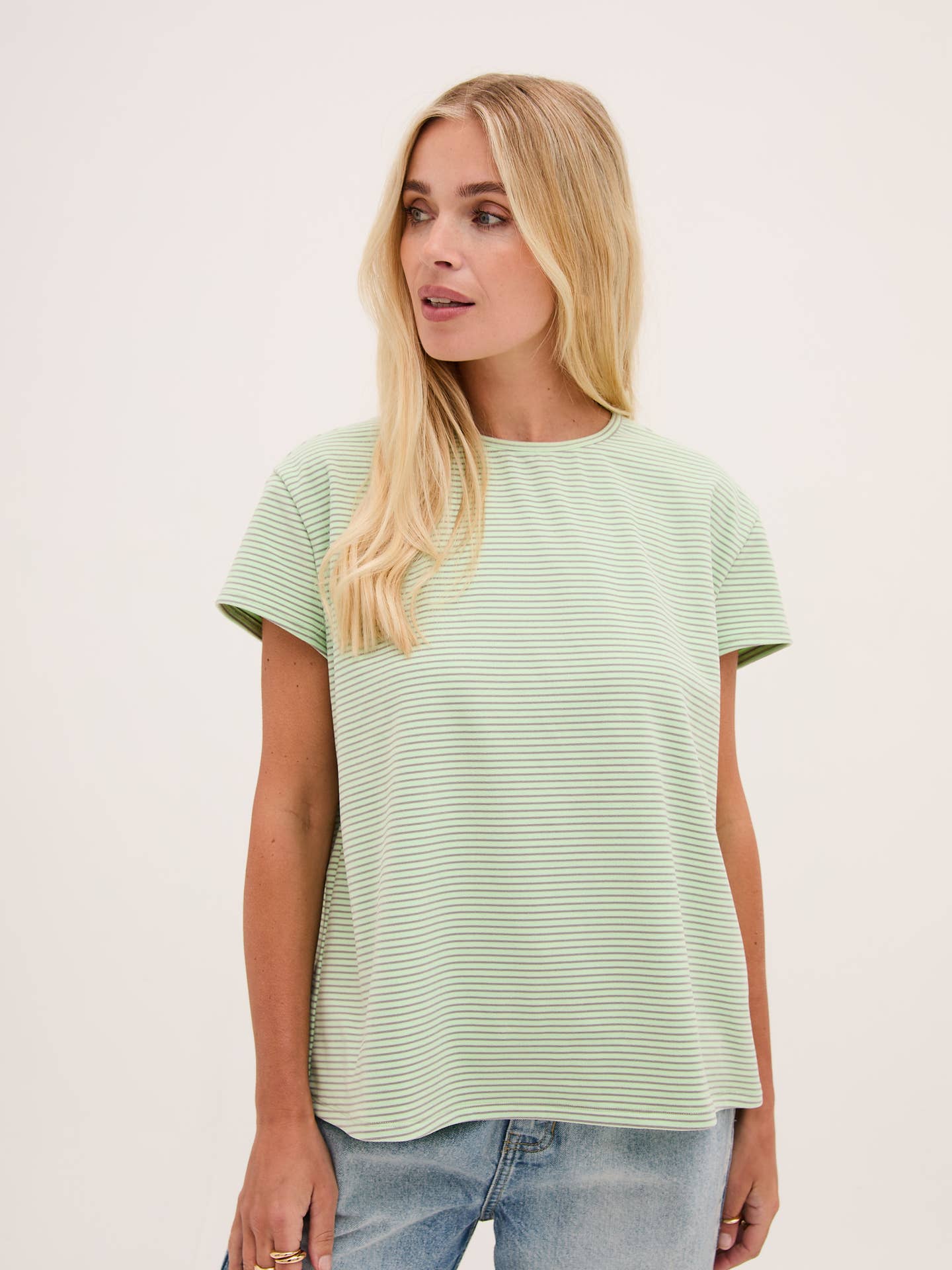 Fika Mimi Supersoft Cap Sleeve Top - Green