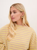 Fika Eleanor Long Sleeve Stripe Top - Neutral/Yellow