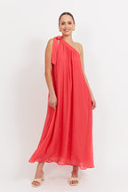 Haven 7804705 baja one shoulder dress