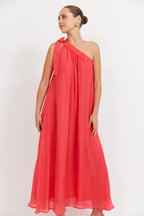 Haven 7804705 baja one shoulder dress