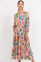Haven 7804806 button maxi dress