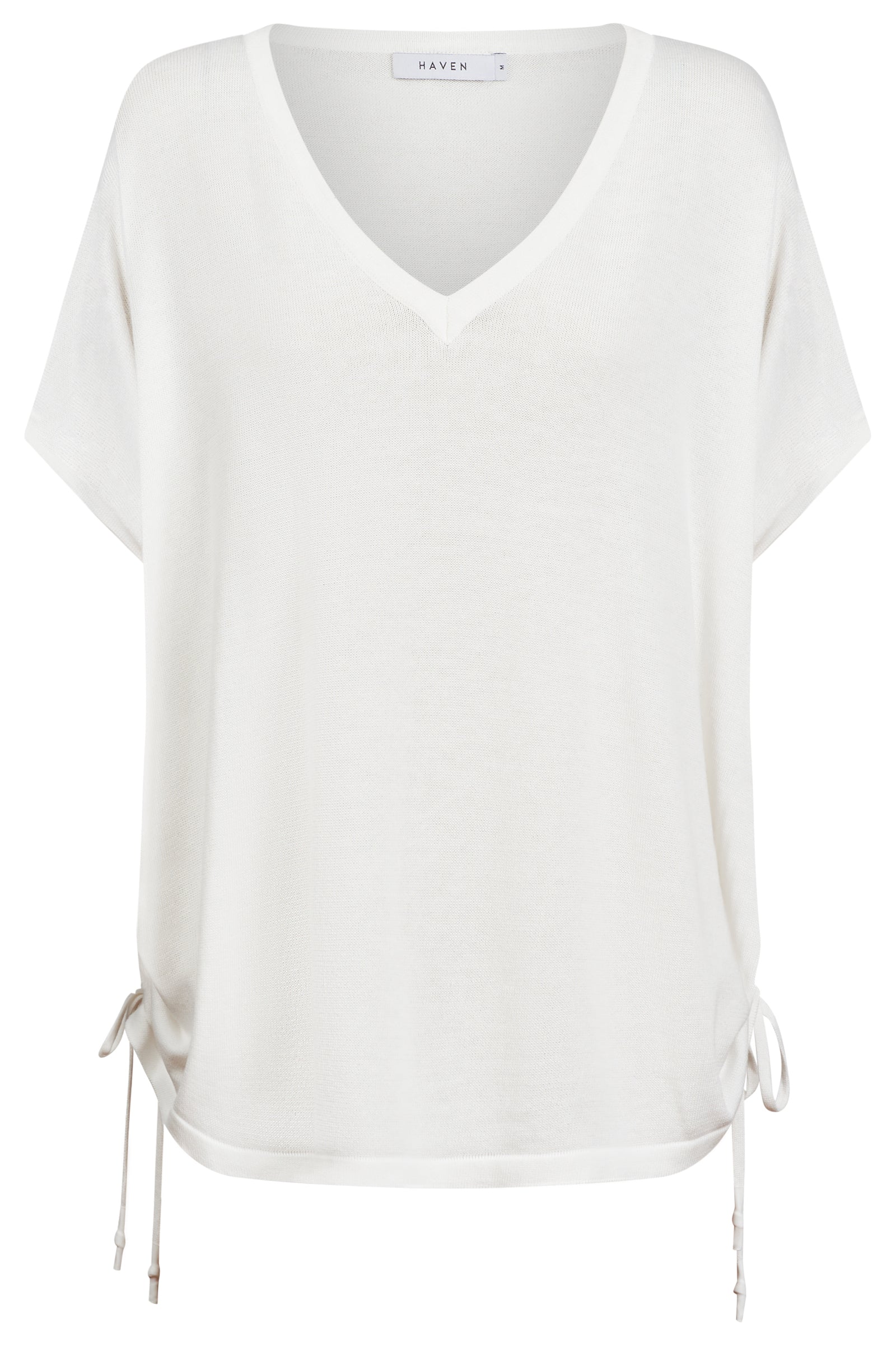 Haven 7807002 haiti tie knit top White
