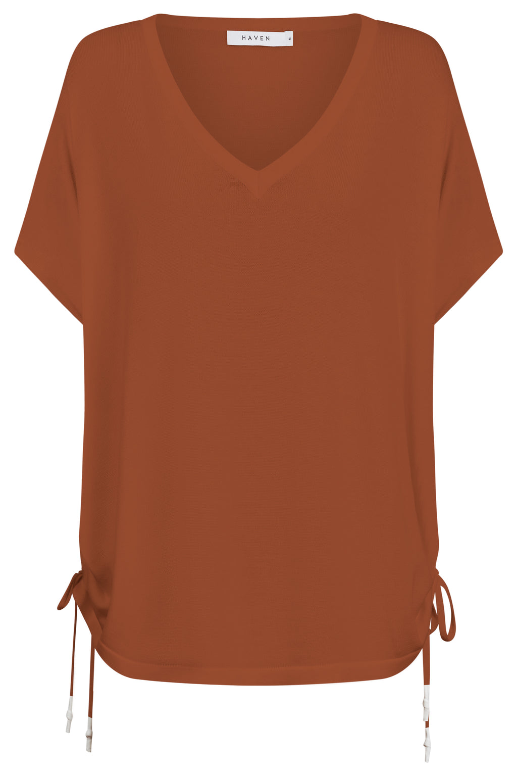Haven 7807002 haiti tie knit top Tan