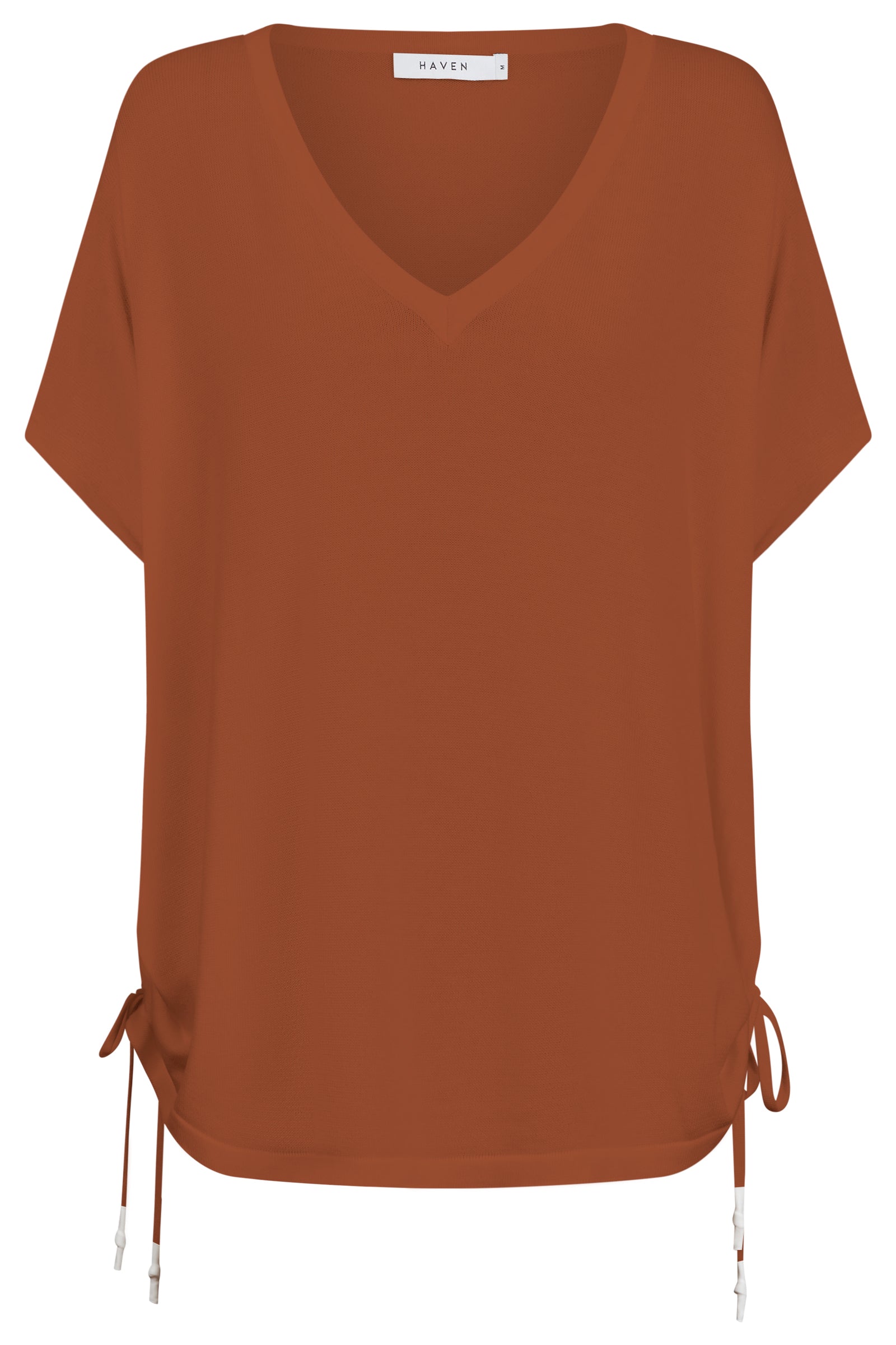 Haven 7807002 haiti tie knit top Tan