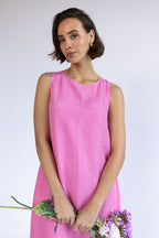 Nomads Column Midi Dress – Pink