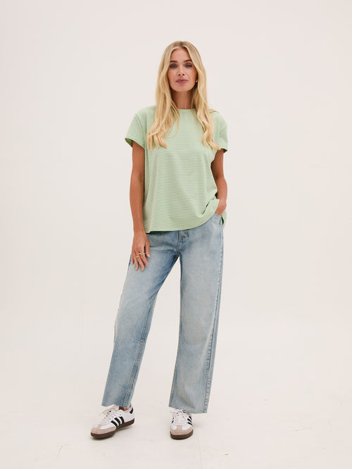 Fika Mimi Supersoft Cap Sleeve Top - Green